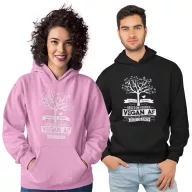 Vegan made on earth - Unisex Kapucnis Pulóver