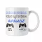 Gamer Apuka - Névre szóló - Fehér Bögre