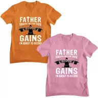   Father forgive me for these gains - GYM Fitness Férfi Póló