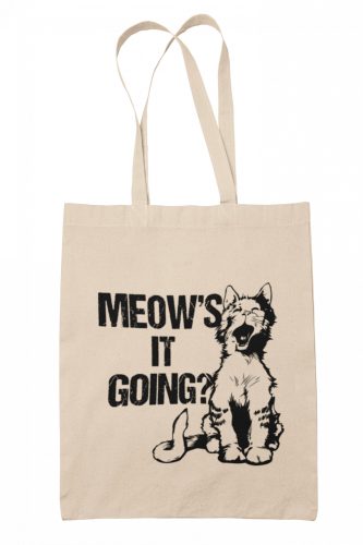 Meow's it going - Vászontáska