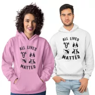 All lives matter - Unisex Kapucnis Pulóver