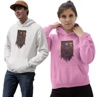 A kaszás - Unisex Kapucnis Pulóver