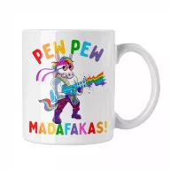 Pew-Pew Madafakas - Fehér Bögre