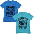 Jézussal és kávéval megállíthatatlan vagyok - Férfi Póló