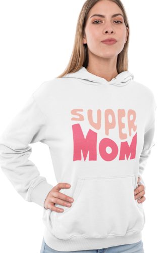 Super Mom - Kapucnis Pulóver