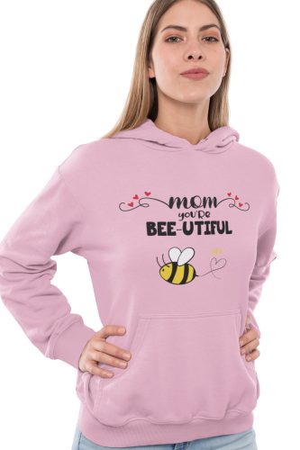 Bee-utiful anya és méhecskéi - Személyre Szabható - Kapucnis Pulóver