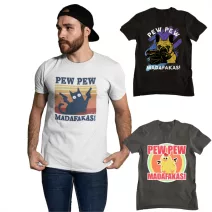 Pew-Pew Madafakas Férfi Pólók