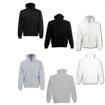 Unisex Cipzáros Kapucnis Pulóverek