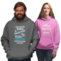 Horgász Unisex Kapucnis Pulóverek