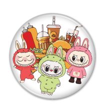 Labubu mintás hűtőmágnesek