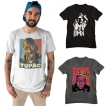 Hip-Hop Férfi Pólók