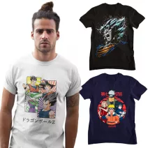 Anime Férfi Pólók