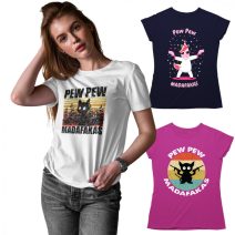 Pew-Pew Madafakas Női Pólók