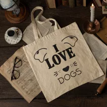 Kutyás Vászontáska Kollekció