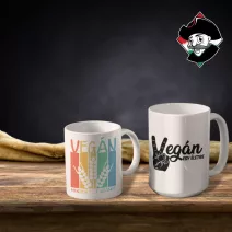 Vegán és Állatvédő Fehér Bögrék