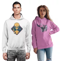 Űrhajós Unisex Kapucnis Pulóverek