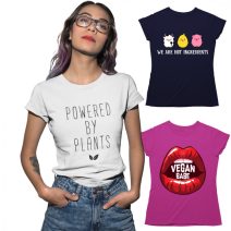 Vegán és Állatvédő Női Pólók