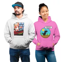 Gamer Unisex Kapucnis Pulóverek