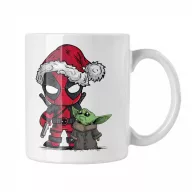 Deadpool és Baby Yoda - Bögre