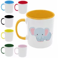 Elefántos - Színes Bögre Gyerekeknek (2 féle)