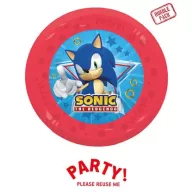 4db újrafelhasználható bulitányér 21cm SONIC