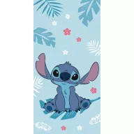   Disney Stitch Blue 100% pamut strandtörölköző - 70x140 cm