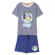 Bluey 100% pamut csíkos rövid pizsama gyerekeknek