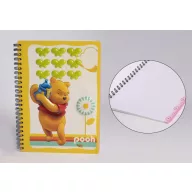 Micimackó A5 méretű világítós notesz