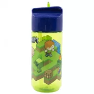 Minecraft Gyerek Szívószálas kulacs 430ML