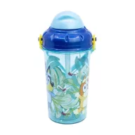 Bluey szívószálas kulacs zárható fedéllel 465ML
