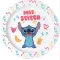 Stitch BPA mentes mikrózható műanyag lapostányér
