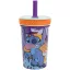 Stitch felboríthatatlan csúszásgátlós műanyag pohár szívószállal - 370ML
