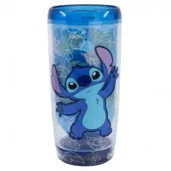   Duplafalú Műanyag Prémium Pohár 705ML Stitch Ohana (SmartGrip technológiával ellátott)