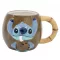 3D Kerámia Bögre - Stitch kókuszdió