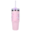 Stitch aloha rózsaszín rozsdamentes acél szigetelt thermo kulacs 900ML