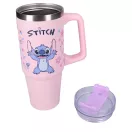 Stitch aloha rózsaszín rozsdamentes acél szigetelt thermo kulacs 900ML