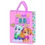 Ajándéktasak 23x18x8,5cm, laminált műanyag felülettel - Paw Patrol Pink