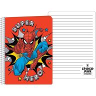 Pókember A5 méretű Spirálos Notesz 14,5x21cm FSC