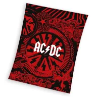   AC DC Coral fleece takaró 150x200cm 240GSM vastag puha prémium anyagból