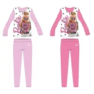   Barbie pamut jersey gyerek pizsama - világosrózsaszín - 98