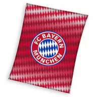   FC BAYERN MÜNCHEN Coral fleece takaró 130x170cm 240GSM vastag puha prémium anyagból