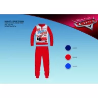   Téli pamut interlock gyerek pizsama - Disney Verdák - piros - 104