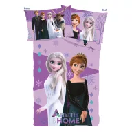   Jégvarázs Elsa és Anna gyerek ágyneműhuzat garnitúra 100% pamut - 100*135cm + 40x60cm