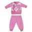 Flamingó téli pamut baba pizsama - interlock pizsama