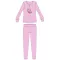 Flamingó téli pamut gyerek pizsama - interlock pizsama - világosrózsaszín - 122