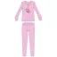 Flamingó téli pamut gyerek pizsama - interlock pizsama - világosrózsaszín - 122