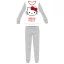 Hello Kitty női vékony pamut pizsama - jersey pizsama - világosszürke