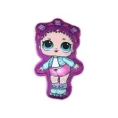 Kifordítható LOL Baba játékpárna kislányoknak - kettő az egyben párna - türkizkék-lila