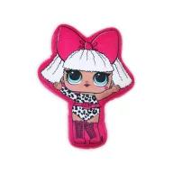   Kifordítható LOL Baba játékpárna kislányoknak - kettő az egyben párna - pink-világoskék