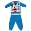 Disney Mickey egér téli vastag baba pizsama - pamut flanel pizsama - világoskék - 92